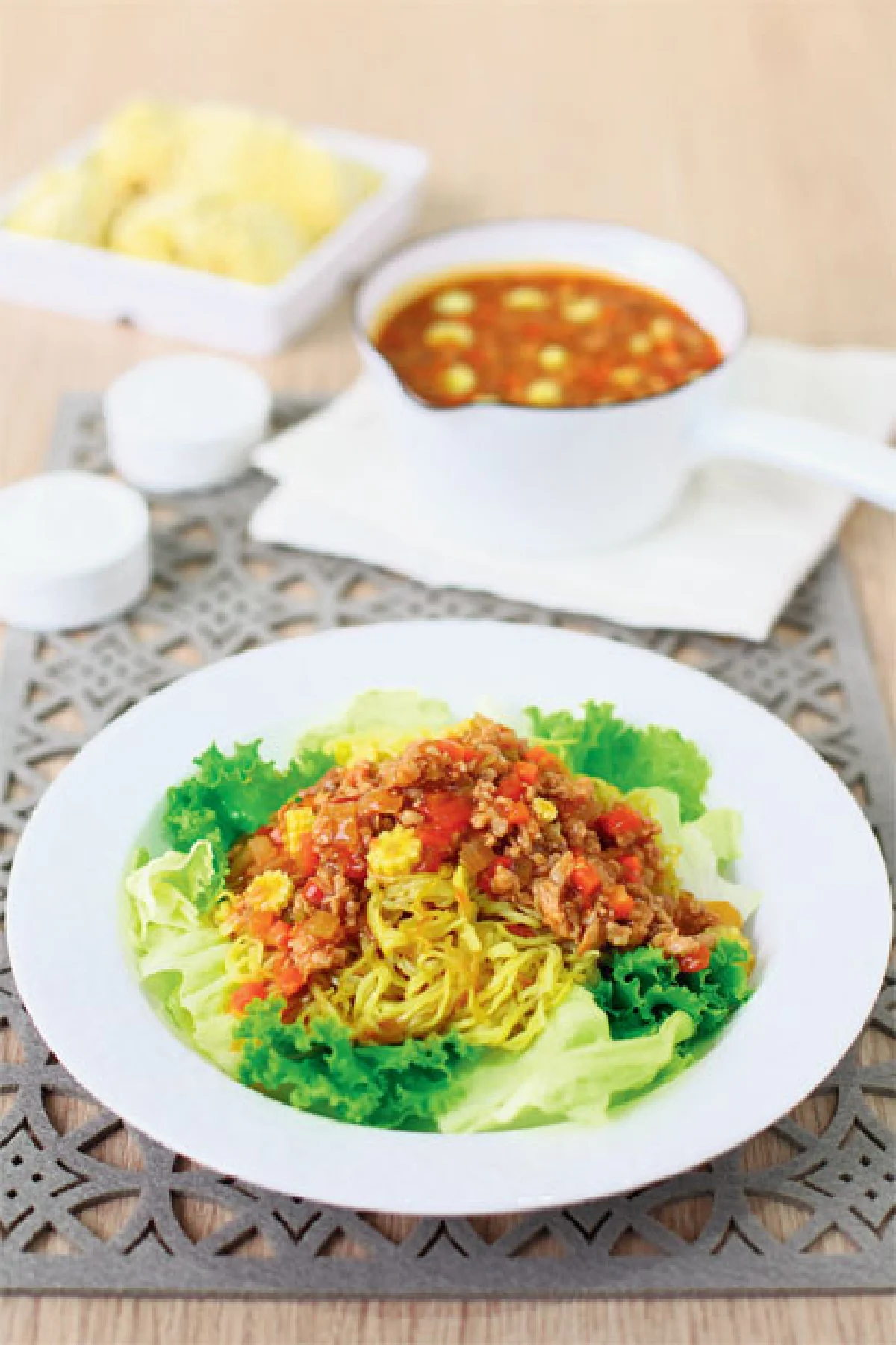 แอบดูหลังครัว บะหมี่หมูสับทรงเครื่อง