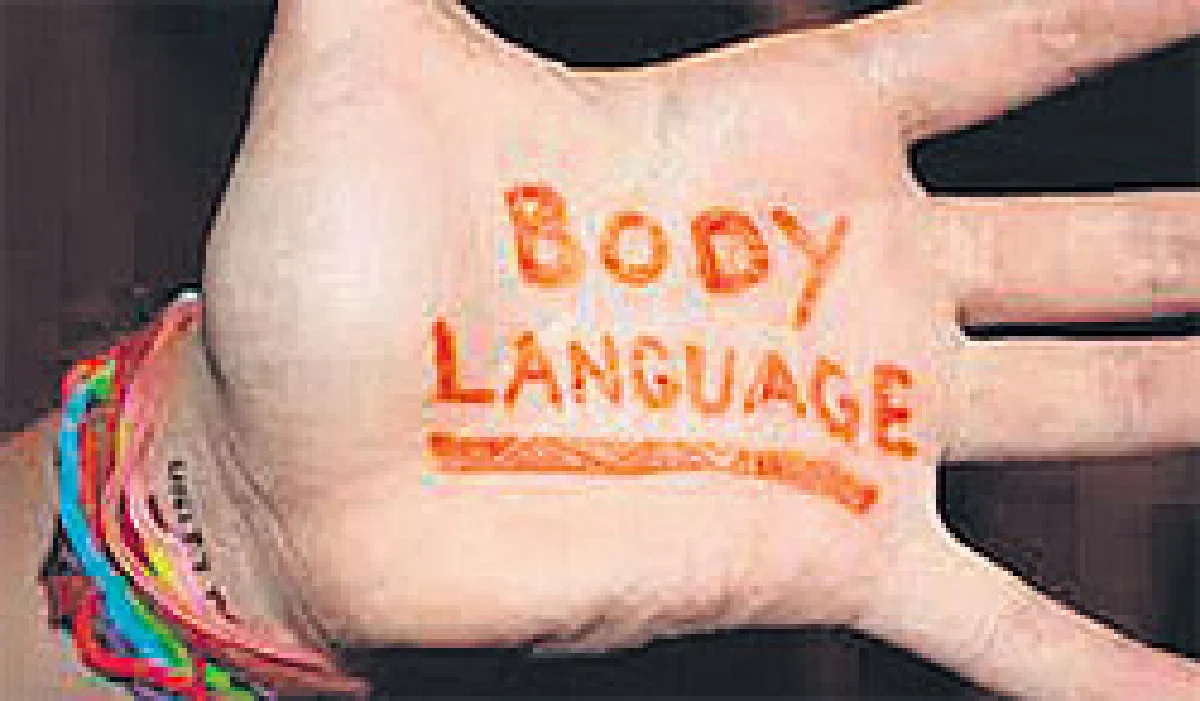 มนุษย์ใช้ภาษากายมากกว่าพูด