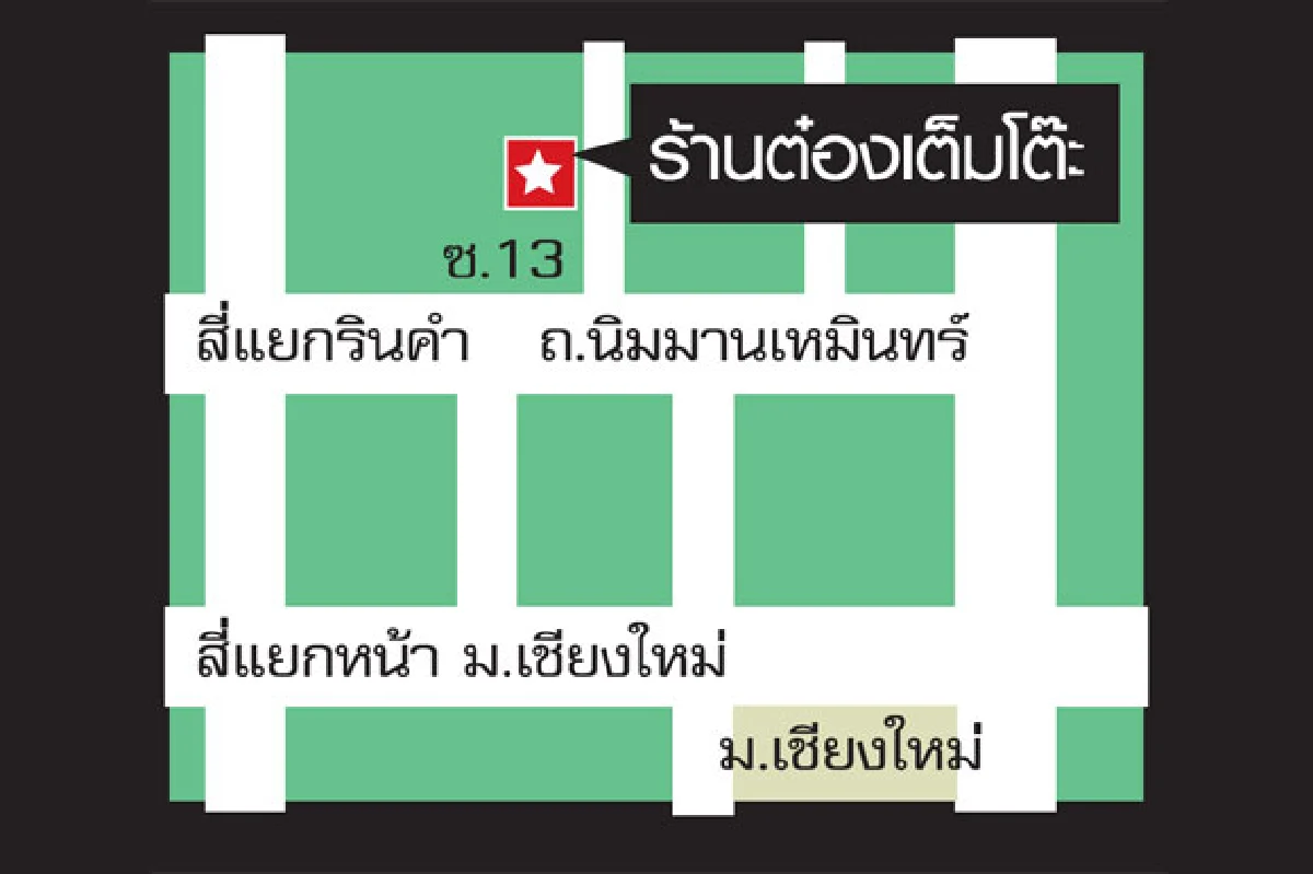 อร่อยเต็มโต๊ะ @ ต๋องเต็มโต๊ะ เชียงใหม่