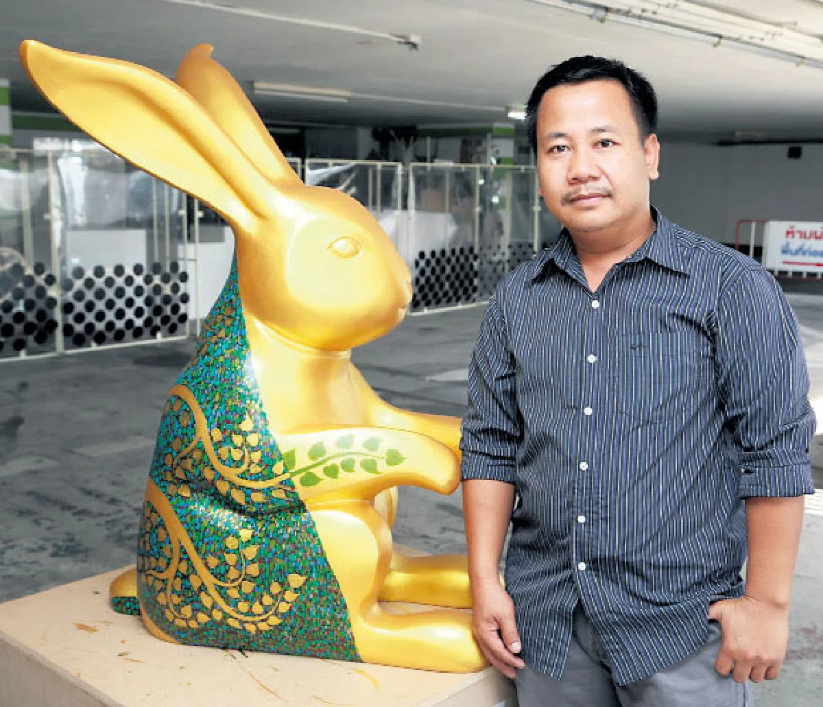 ‘ศิลปินอาเซียน’ เฉลิมพระเกียรติในหลวง ‘กระต่ายแห่งความเพียร’