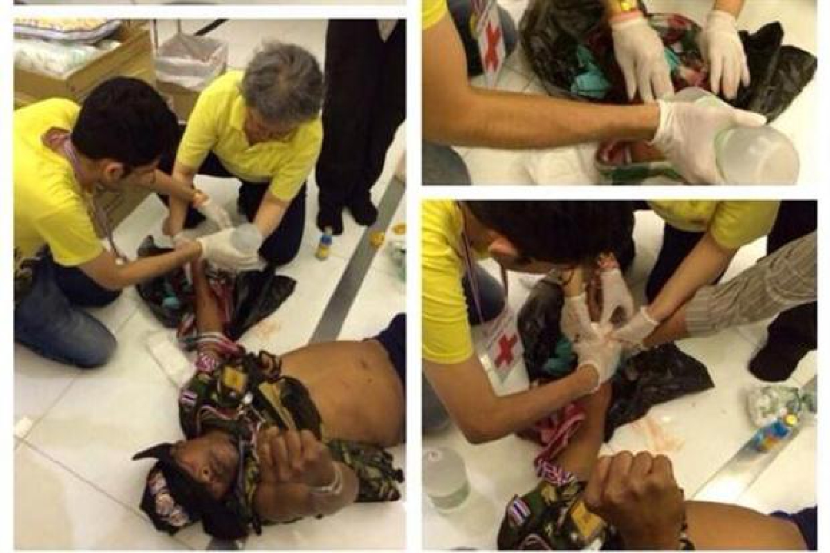 ยิงการ์ด"กปปส."ที่กระทรวงคลังเจ็บ1ราย ยิงการ์ด"กปปส."ที่กระทรวงคลังเจ็บ1ราย