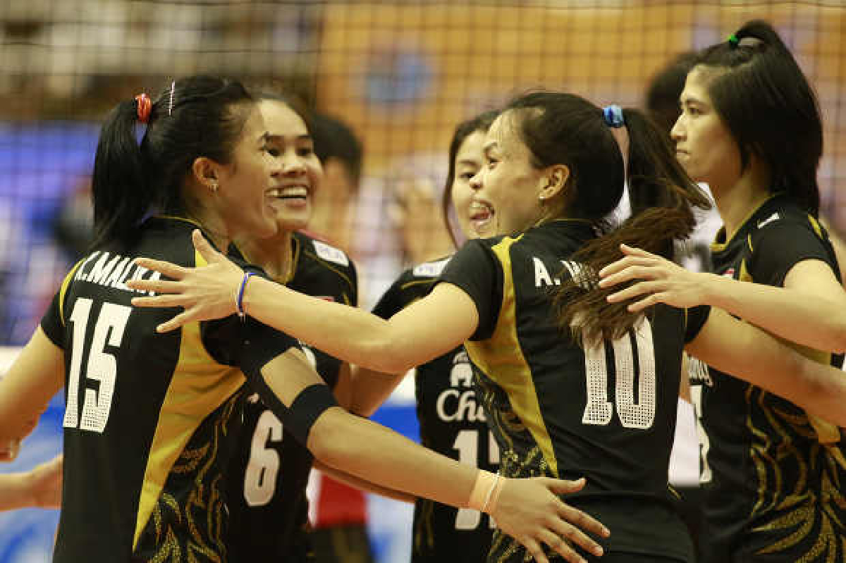 ตบสาวไทยสุดยอดคว้าทองซีเกมส์ ตบสาวไทยสุดยอดคว้าทองซีเกมส์