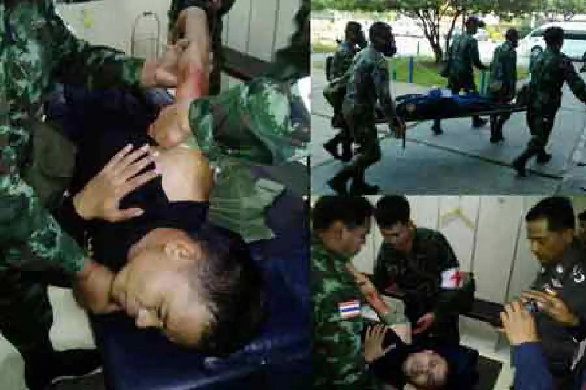 คปท.จับชายชุดดำยิงใส่ผู้ชุมนุมเจ็บ1