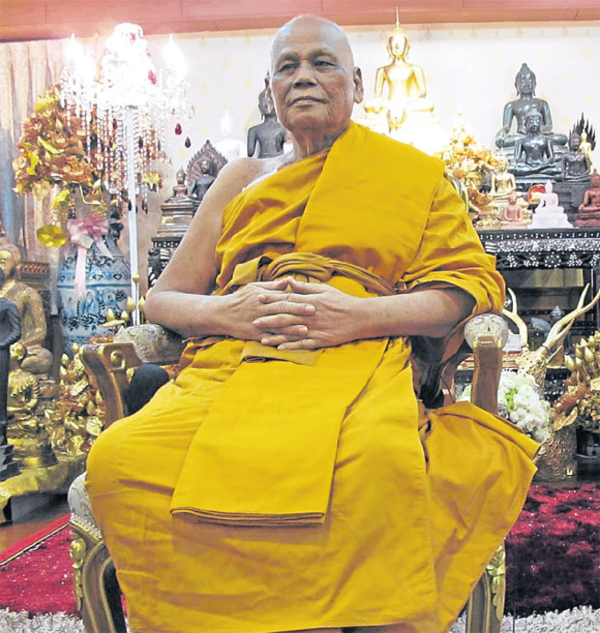 พระเถระผู้ใหญ่อวยพรปีใหม่ พ.ศ. 2557