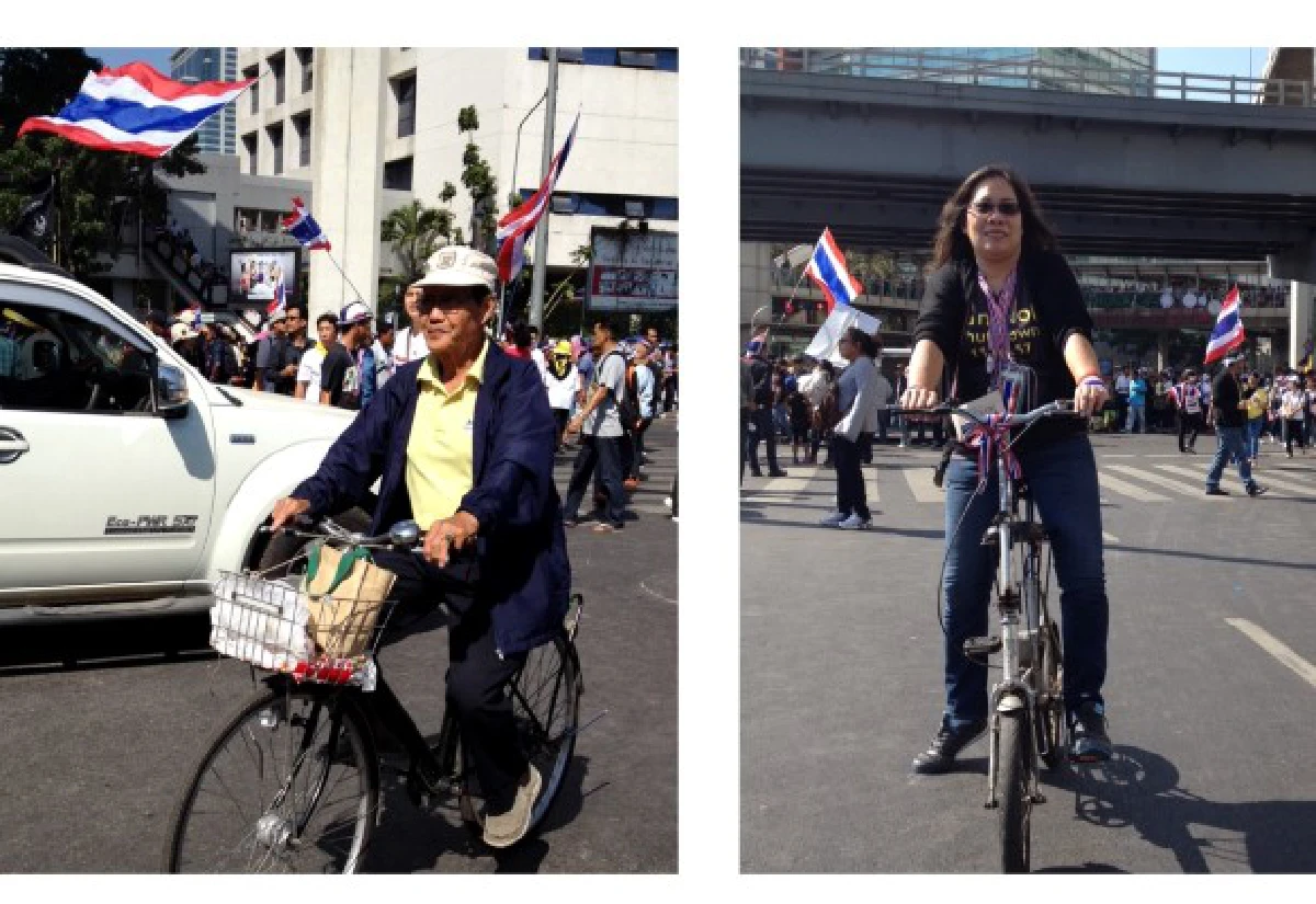 "มวลมหาจักรยาน"วันชัตดาวน์กรุงเทพ