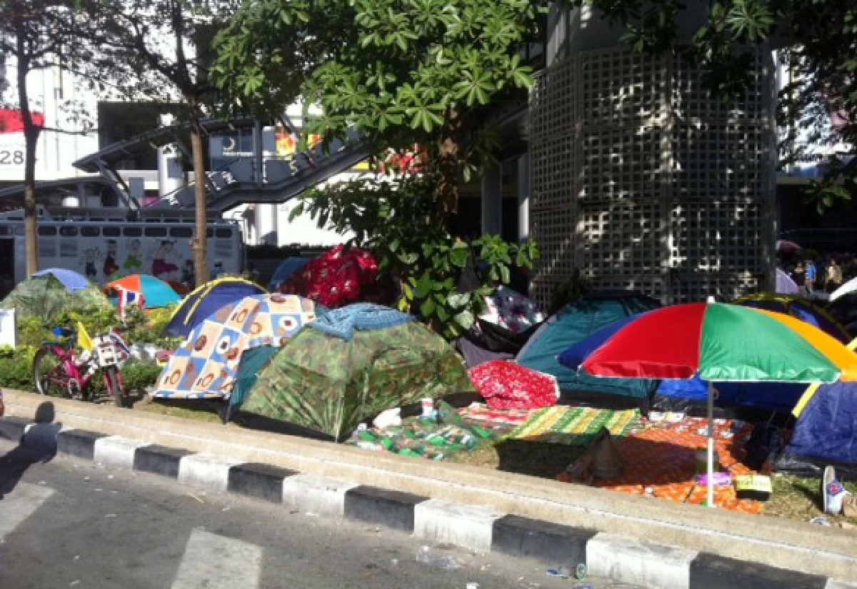 "แคมปิ้งป่าคอนกรีต"ต่างที่มาแต่เป้าหมายเดียว