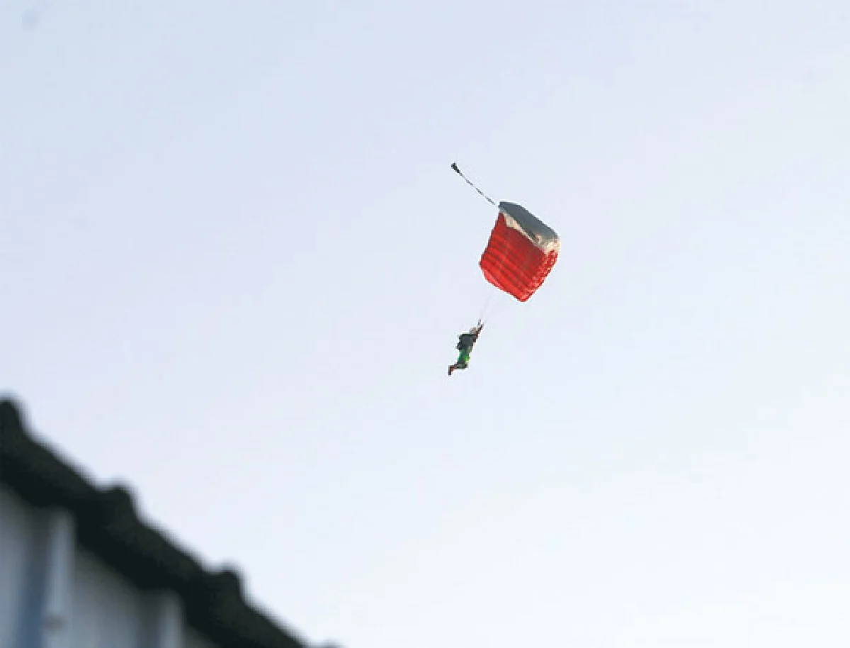 Sky Diving เปลี่ยนตัวเองในเสี้ยววินาที
