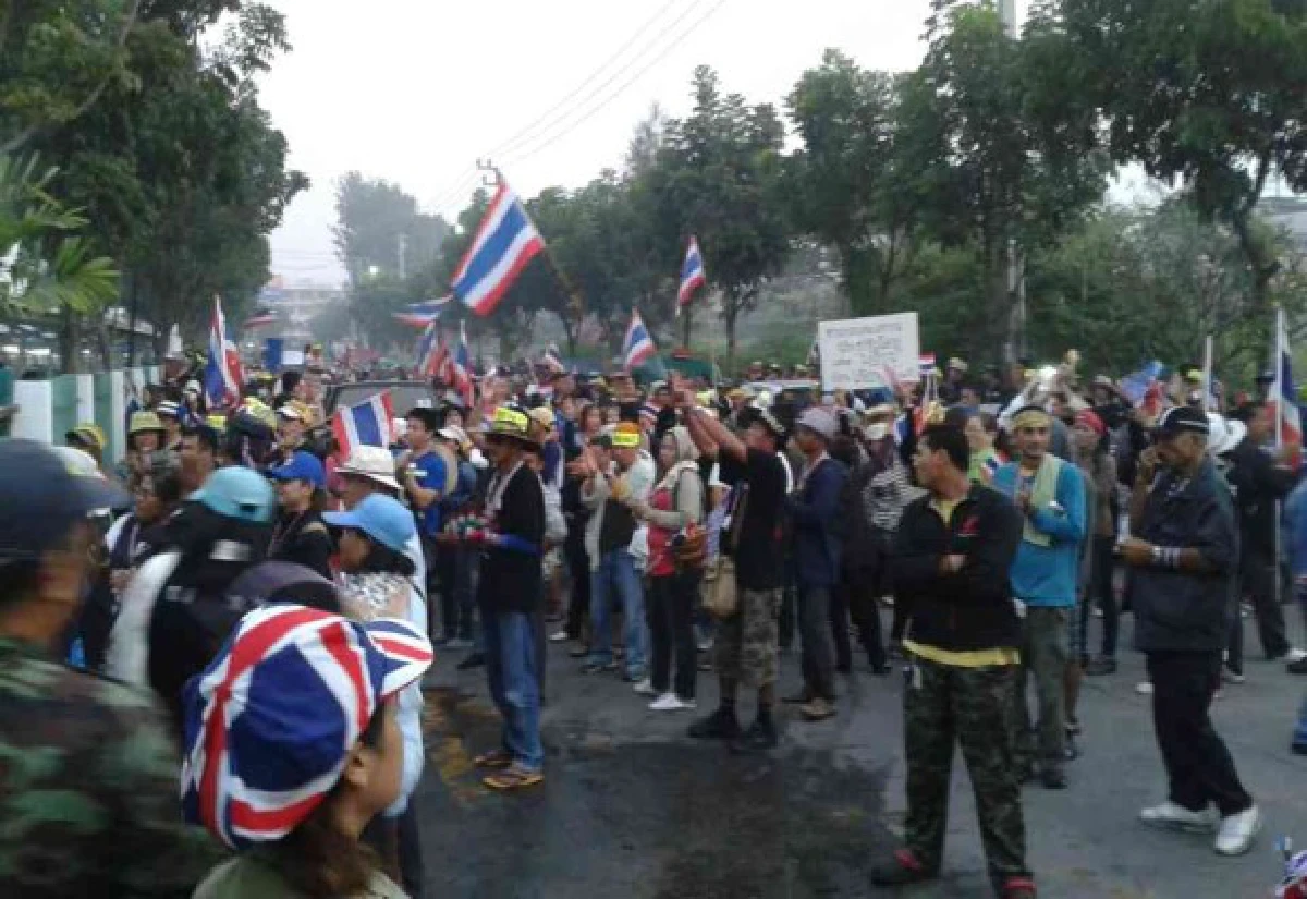 ประมวลภาพกปปส.ปิดหน่วยเลือกตั้งล่วงหน้า