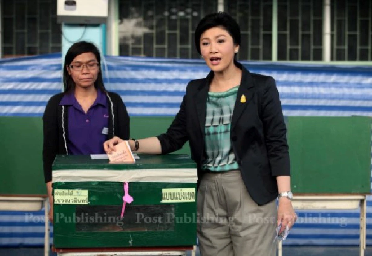 เผยภาพปูหย่อนบัตรเลือกตั้งผิดหีบ