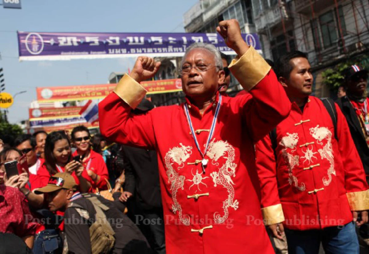 100วัน220กม."สุเทพ"เดินล้มระบอบทักษิณ