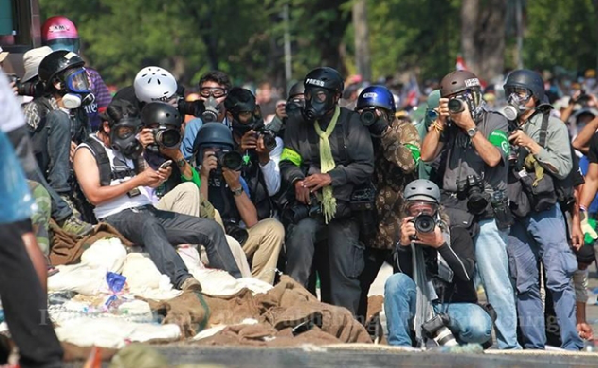 The ? sometime dangerous ? lives of news photographers