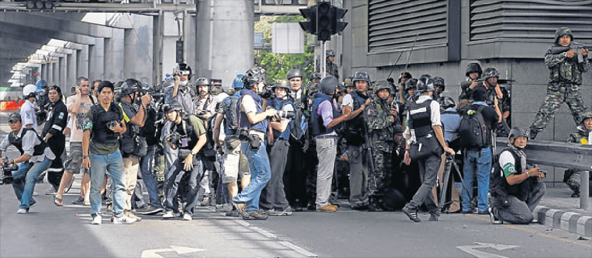 The ? sometime dangerous ? lives of news photographers