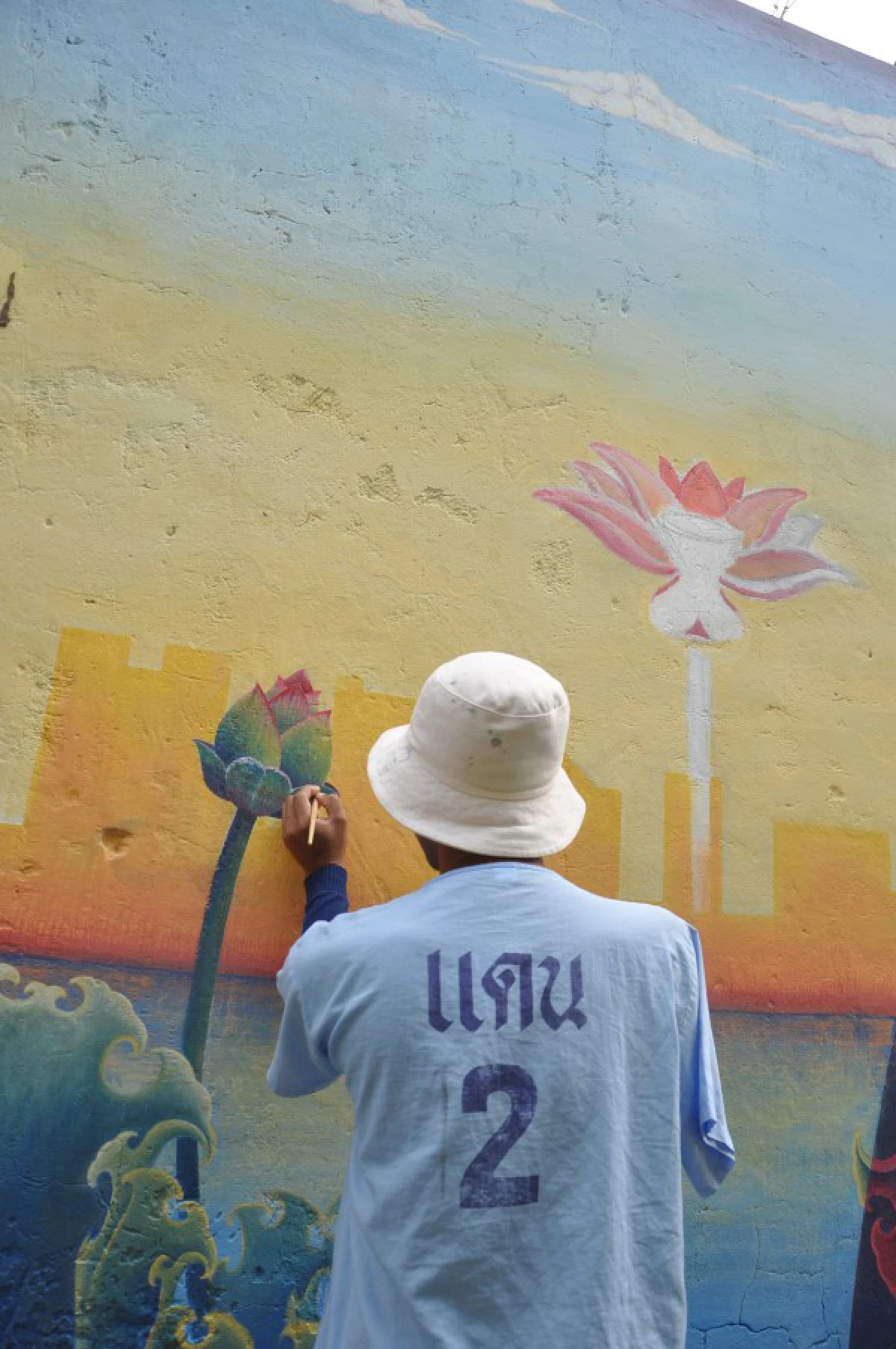 ยลงานศิลป์บนกำแพงคุกบางขวาง