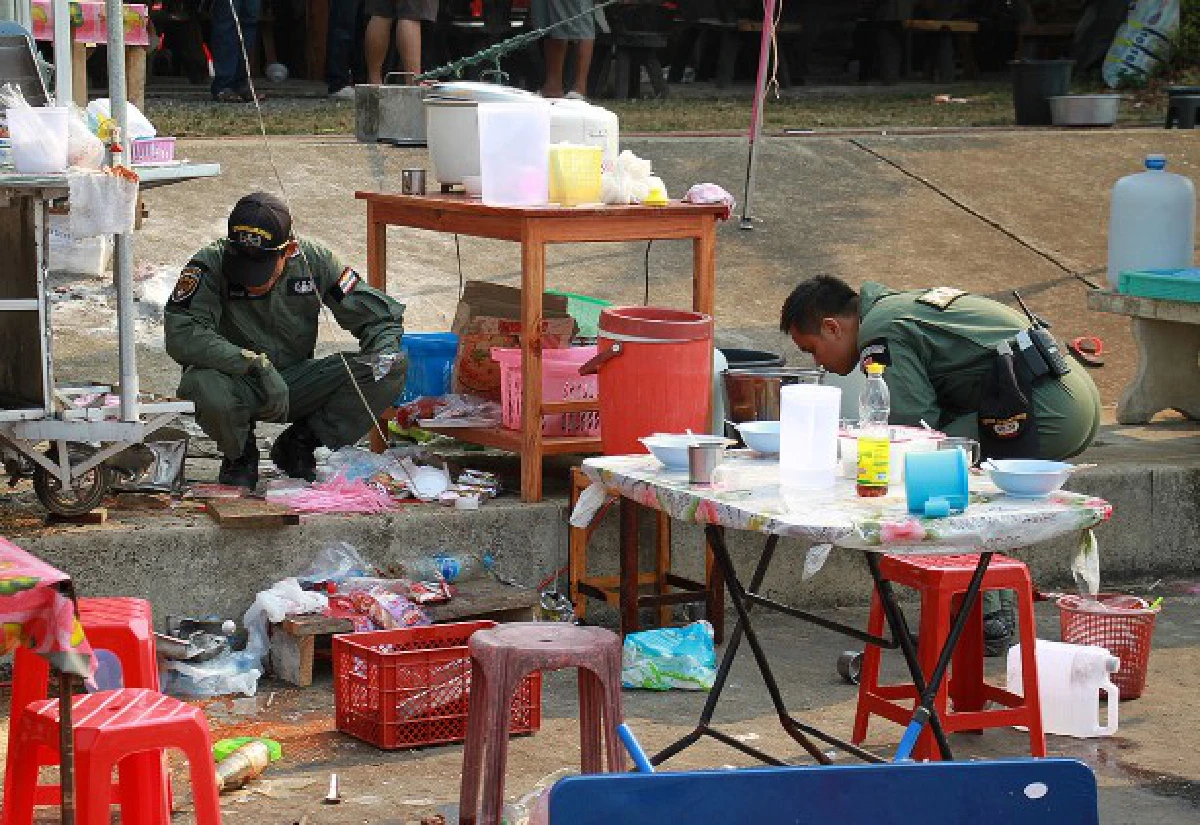 บึ้มกปปส.ตราดชนิดM26วงจรปิดจับภาพรถต้องสงสัยได้