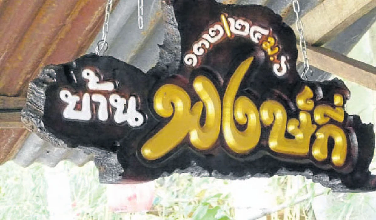 'จับเศษไม้' เขียนลายอักษร