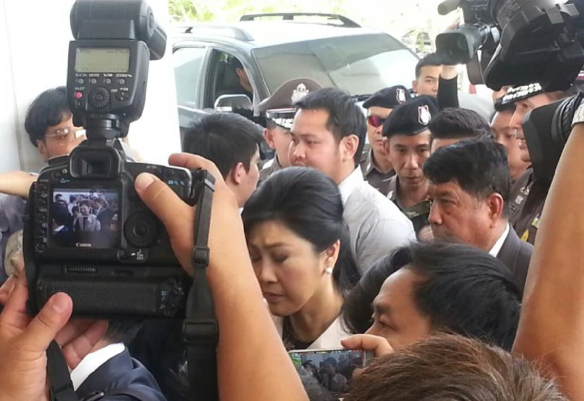 ยิ่งลักษณ์ถึงปปช.เข้าชี้แจงทุจริตจำนำข้าวแล้ว