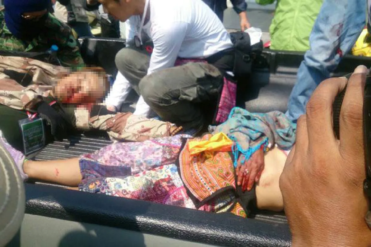 Protesters shot by gunmen in ambush