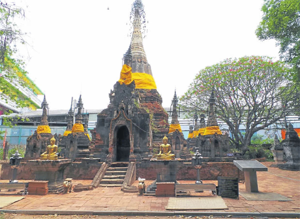 วัดจอมสวรรค์ โบราณสถานจากสักทอง