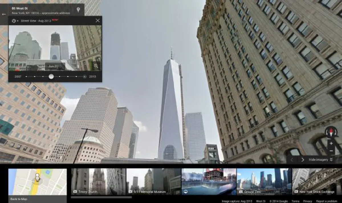Travel back in time with Google Street View (video)