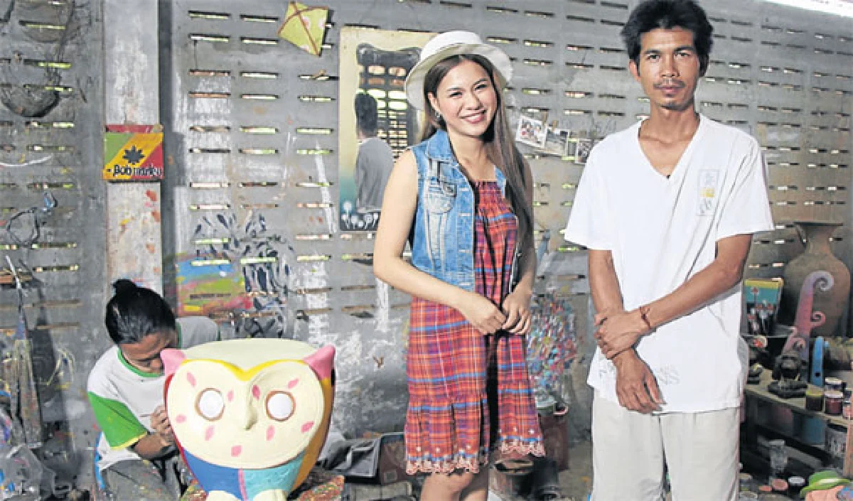 'ฮูกสนุก' สีสันเครื่องปั้นด่านเกวียน