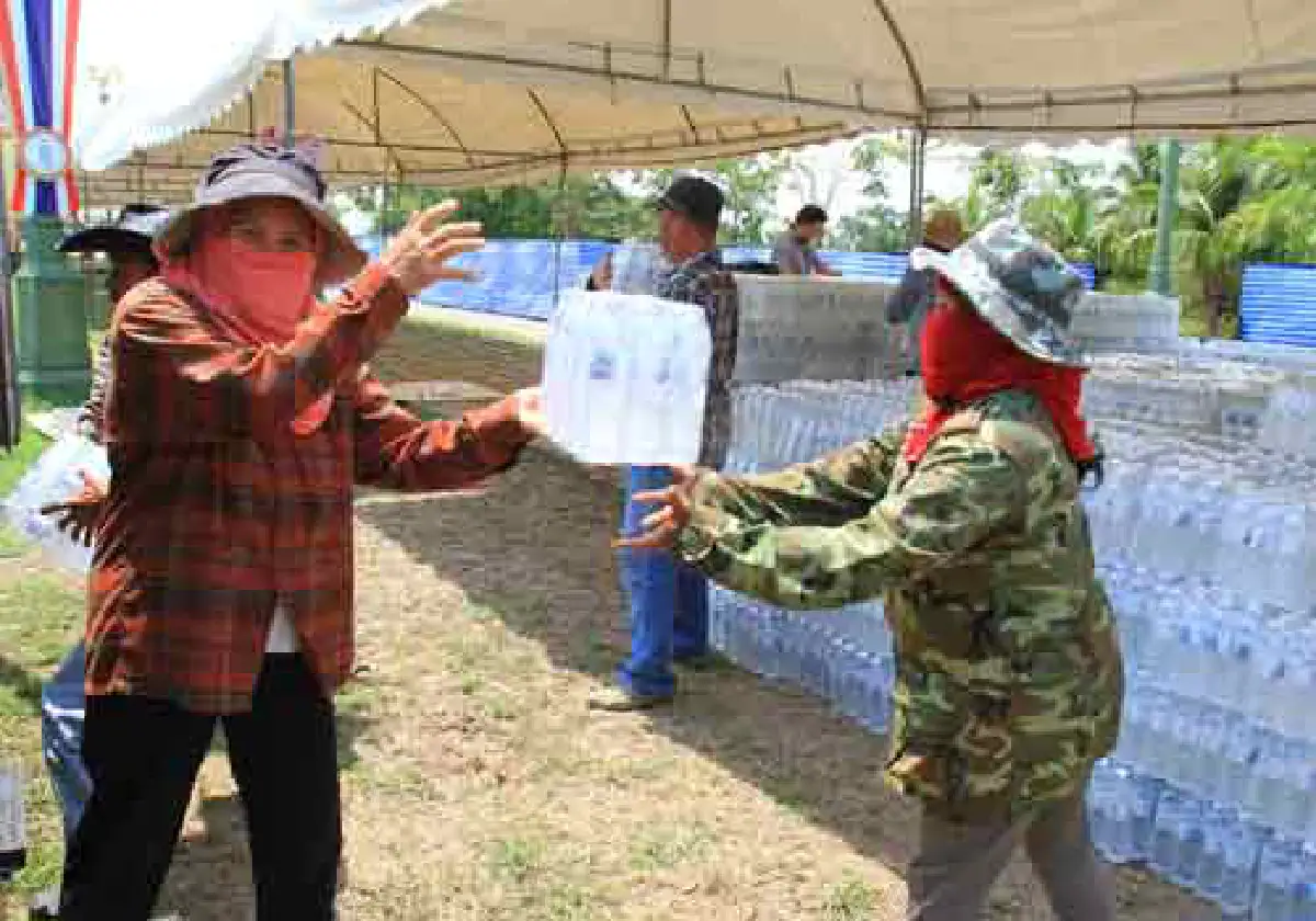 เสื้อแดงจัดสถานที่รับชุมนุมใหญ่10พ.ค.