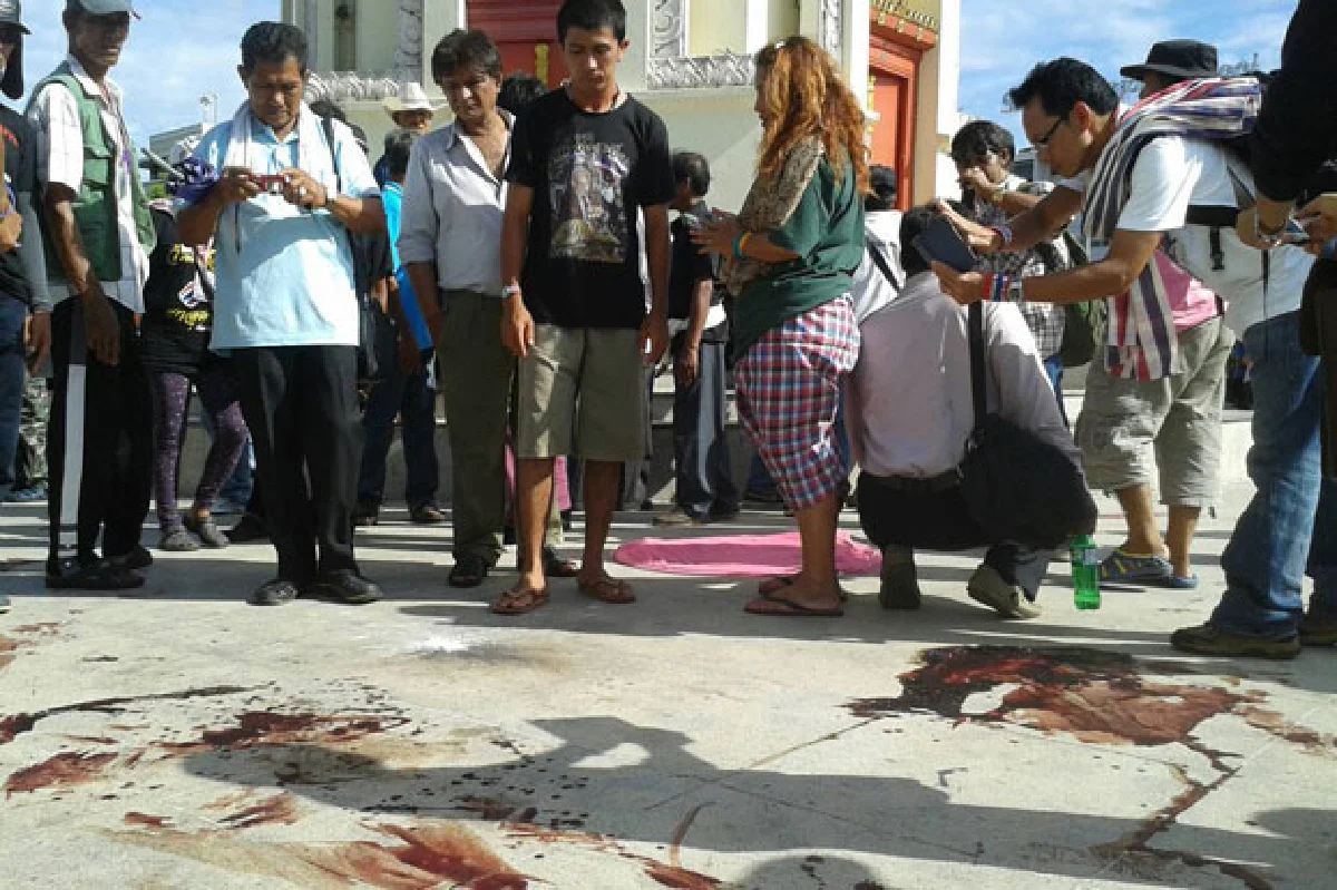 Protesters killed and injured in Democracy Monument attack