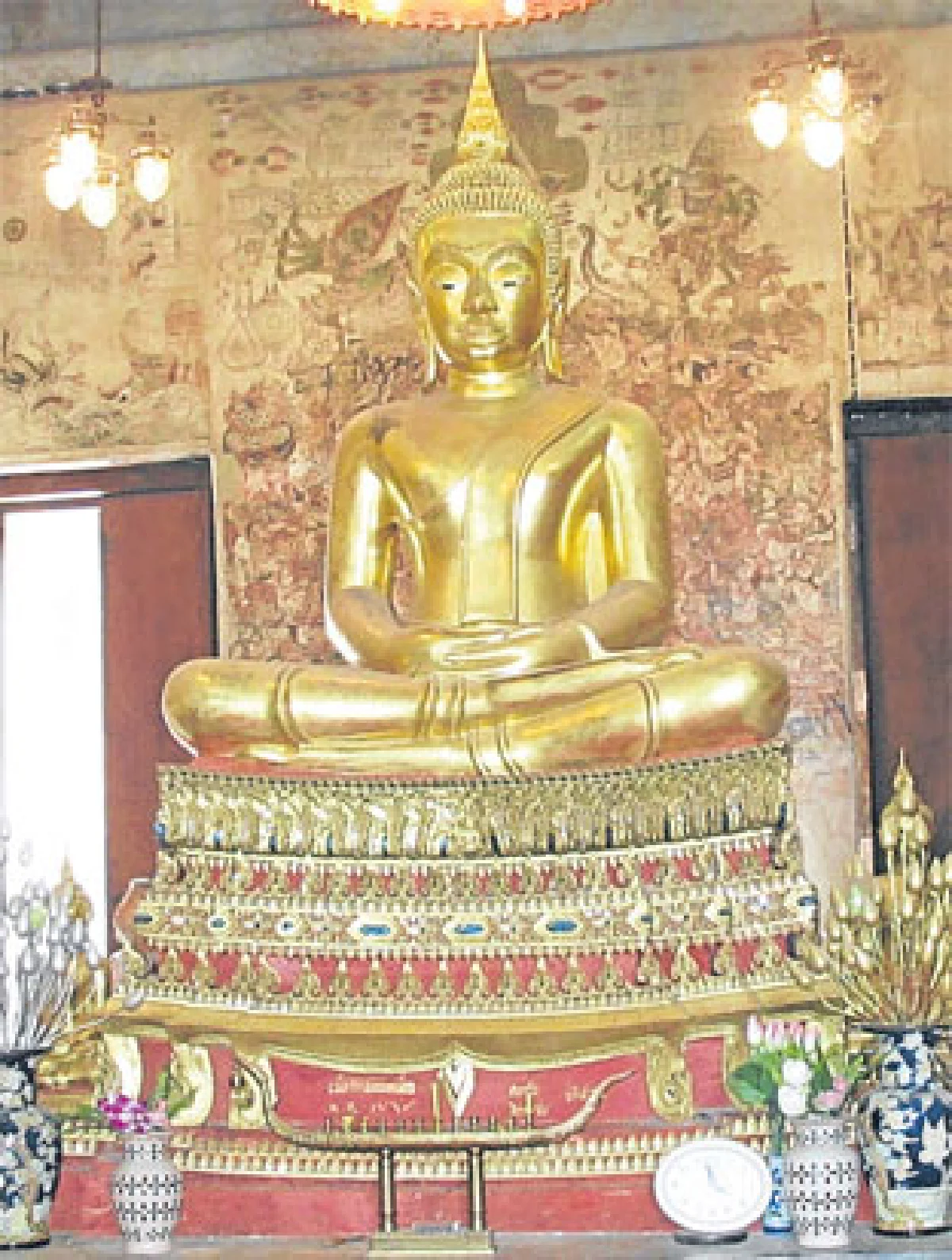 จิตรกรรม...นอกอย่างที่โบสถวัดเกาะเพชรบุรี