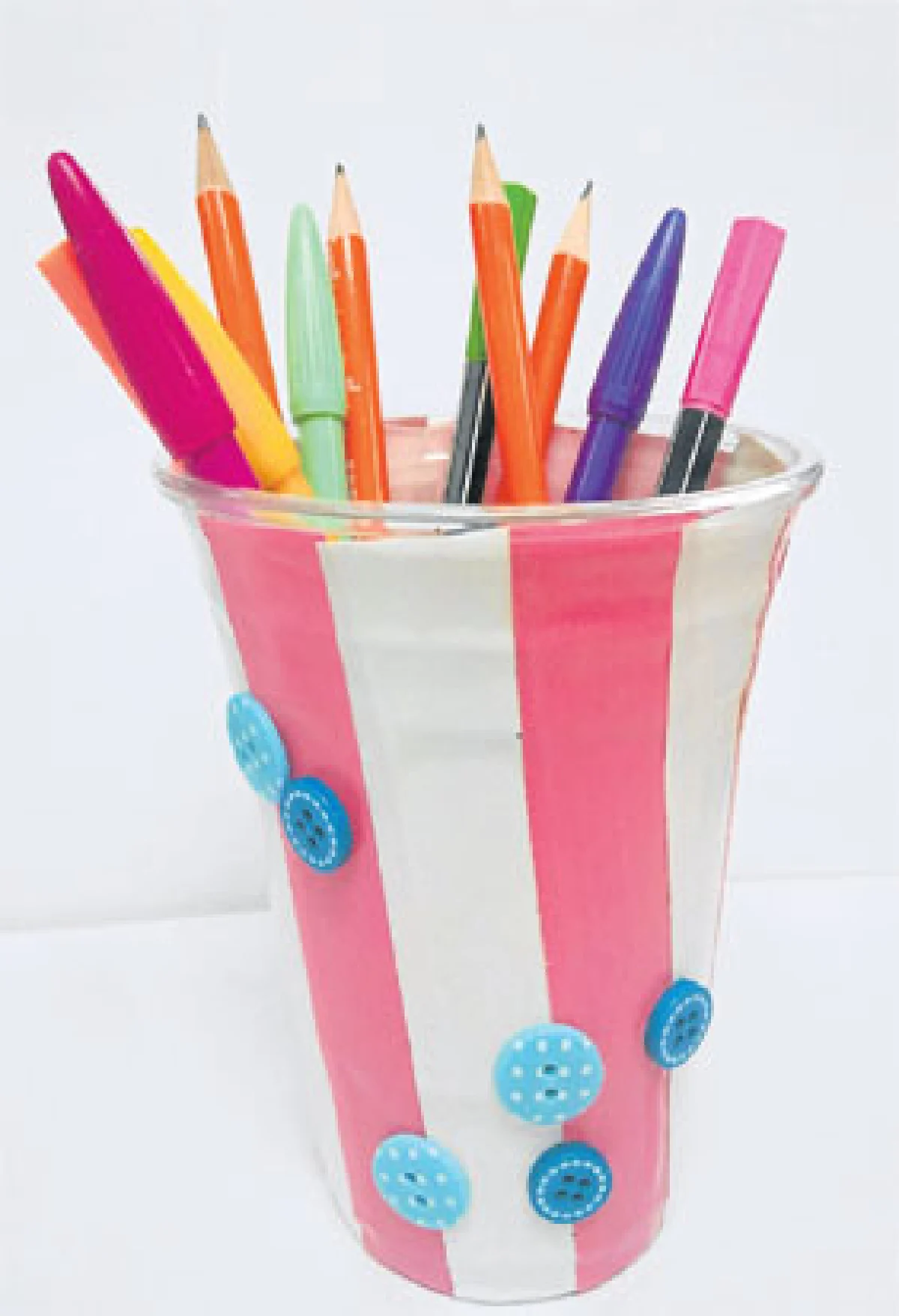 แก้วใส่ปากกา