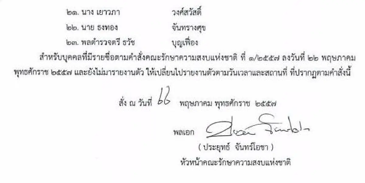 รวมประกาศ-คำสั่งคณะรักษาความสงบแห่งชาติ