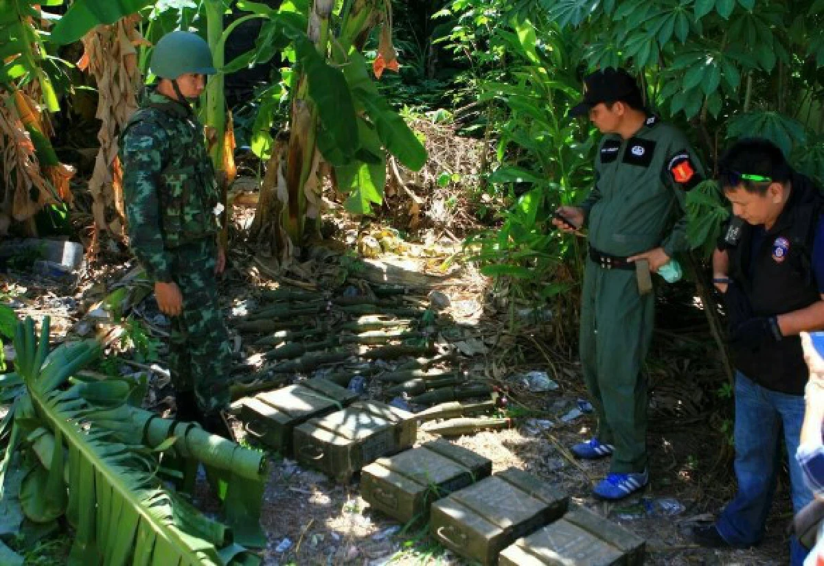 พบอาร์พีจี27ลูกซุกกลางป่ากล้วยเมืองชลบุรี