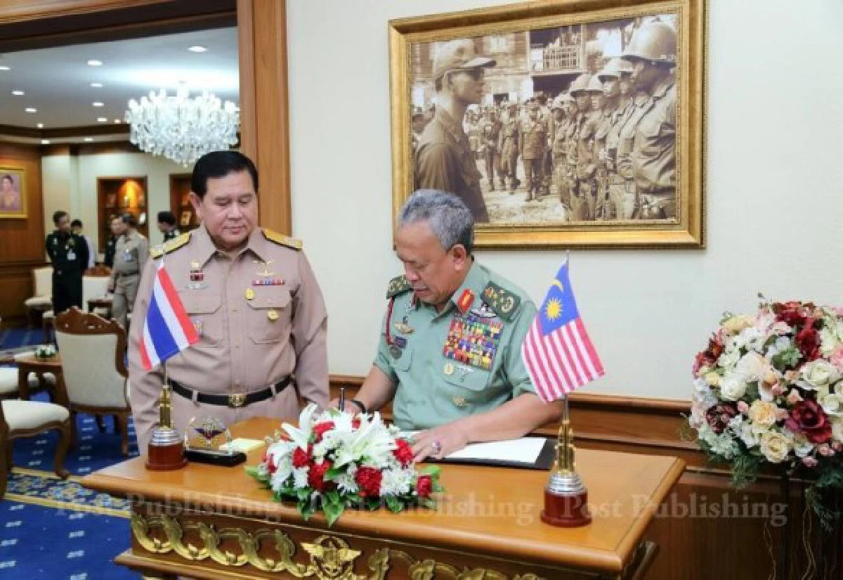 ผบ.สส.มาเลย์เยือนไทยย้ำความสัมพันธ์ยังแน่น