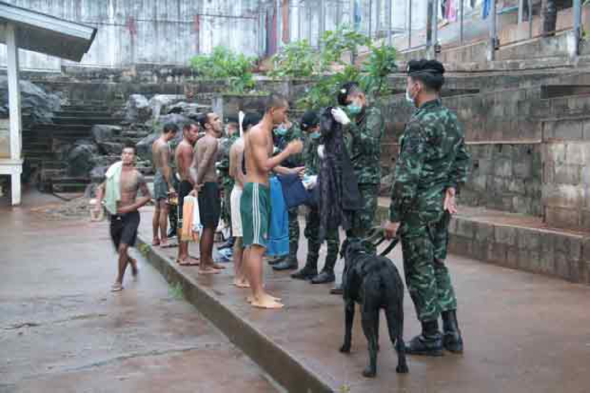 กาญจนบุรี ค้นเรือนจำทองผาภูมิ กาญจนบุรี ค้นเรือนจำทองผาภูมิ