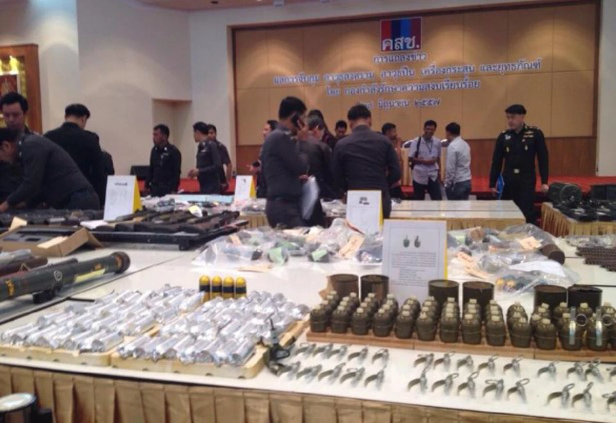 คสช.แถลงผลจับอาวุธโชว์ปืน-ระเบิดกว่าพันรายการ