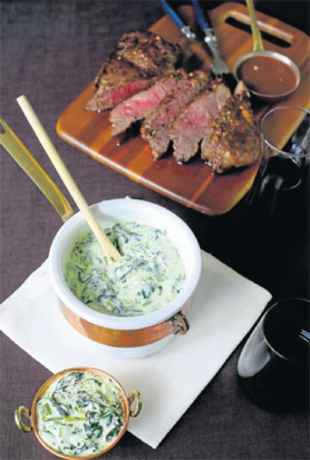 Cookool Steak House ครีมผักโขม