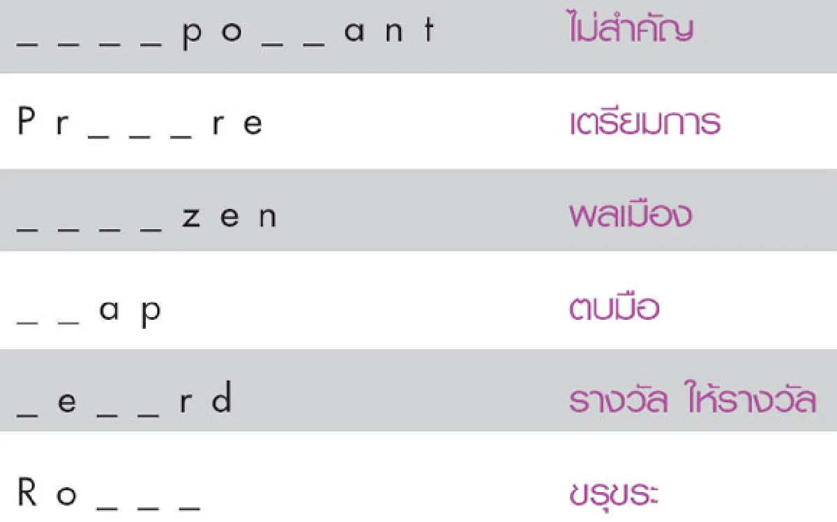 เกมอักษร