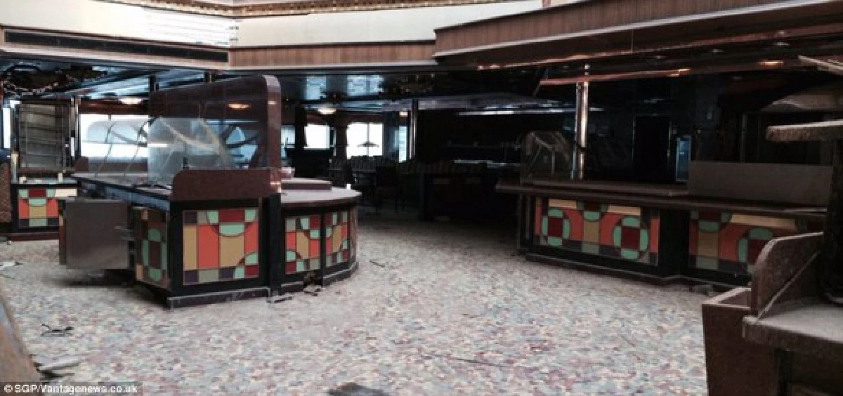 เผยภาพซากเรือสำราญอิตาลี