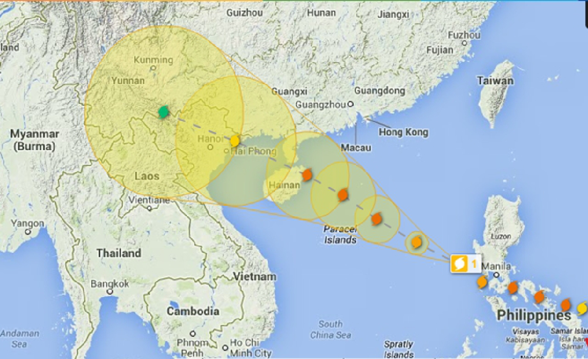 Typhoon: Bad news for Philippines, not so bad for Thailand