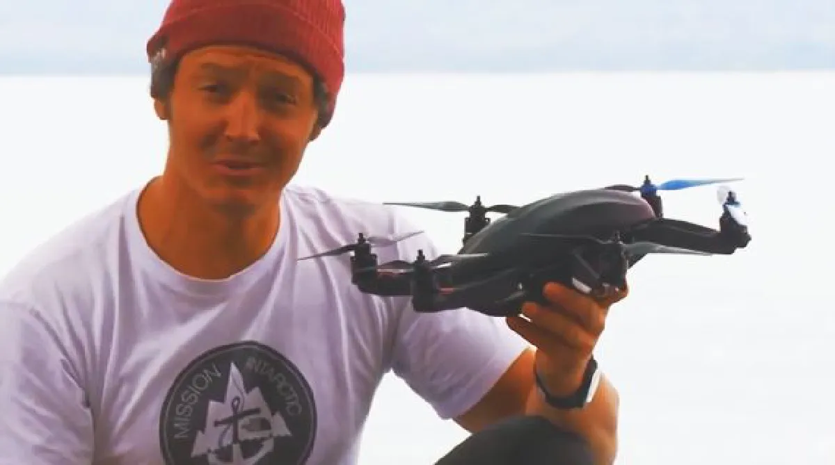 Drone selfies for action sports (video)