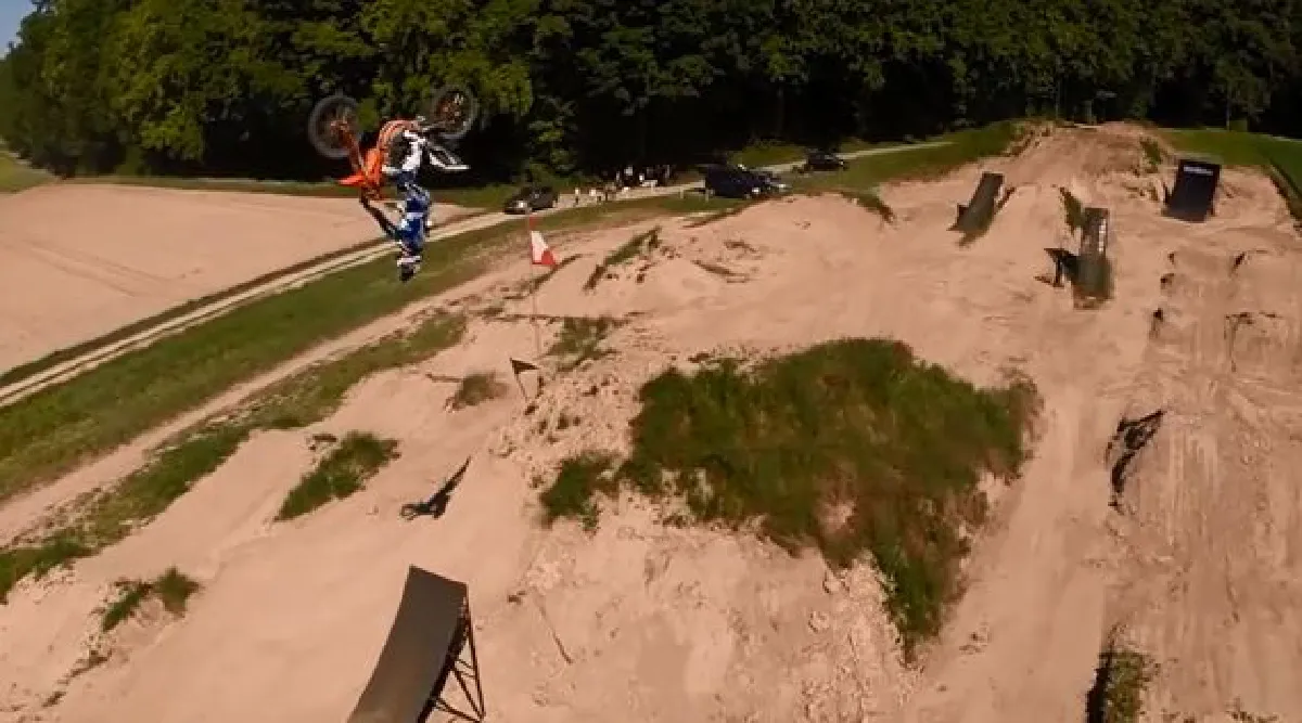 Drone selfies for action sports (video)