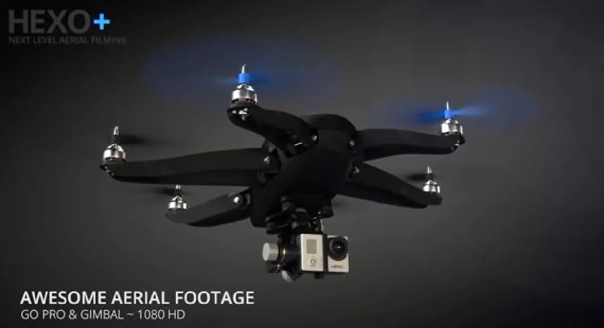 Drone selfies for action sports (video)