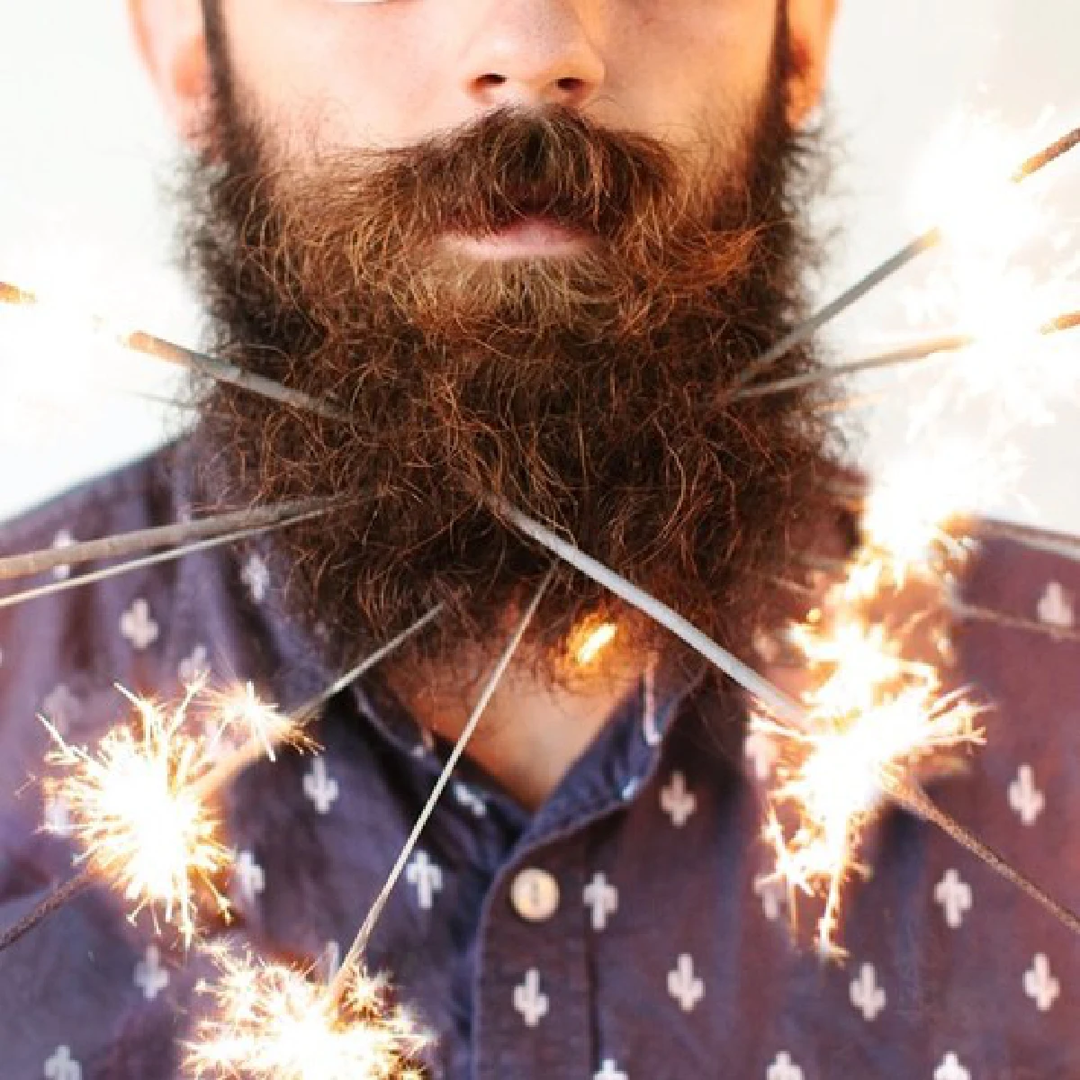 เทรนด์ฮิตหนุ่มฝรั่ง ดอกไม้ประดับเครา