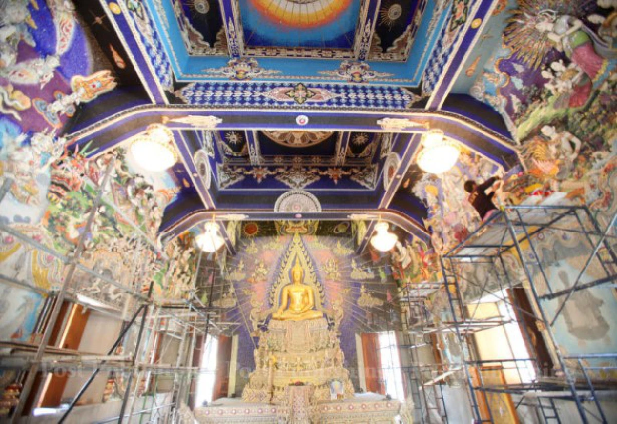 สุดทึ่ง!งานศิลป์พิสดารที่"วัดปริวาสราชสงคราม"