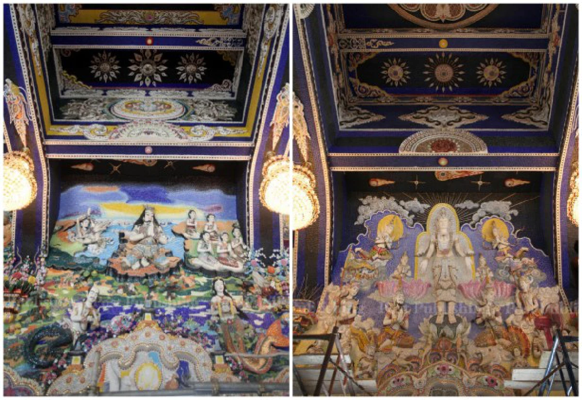 สุดทึ่ง!งานศิลป์พิสดารที่"วัดปริวาสราชสงคราม"