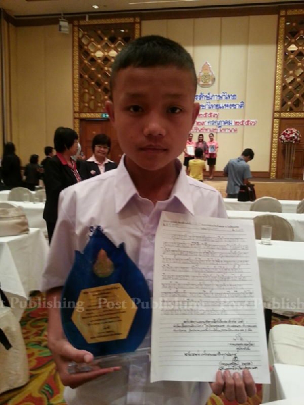 Beautiful Thai from a Myanmar student