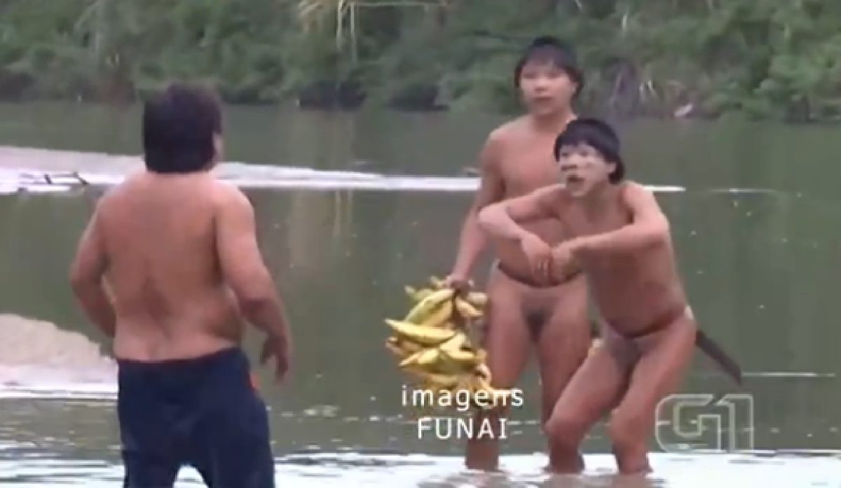 Jungle tribe makes contact with outside world in Brazil