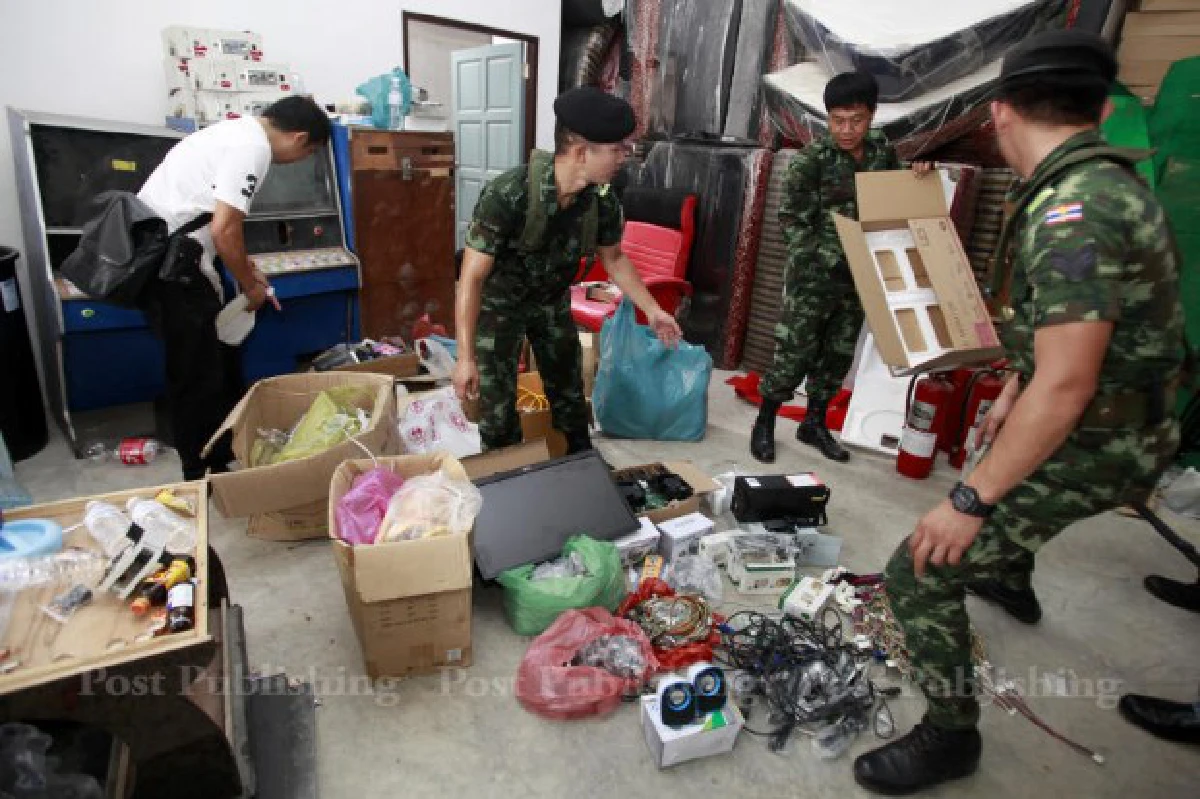 ค้นโกดังย่านหมู่บ้านนักกีฬายึด200ตู้ม้า