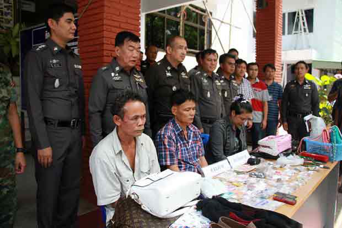 ตำรวจทลายแก๊งลักทรัพย์ตามบ้านรายใหญ่ ตำรวจทลายแก๊งลักทรัพย์ตามบ้านรายใหญ่