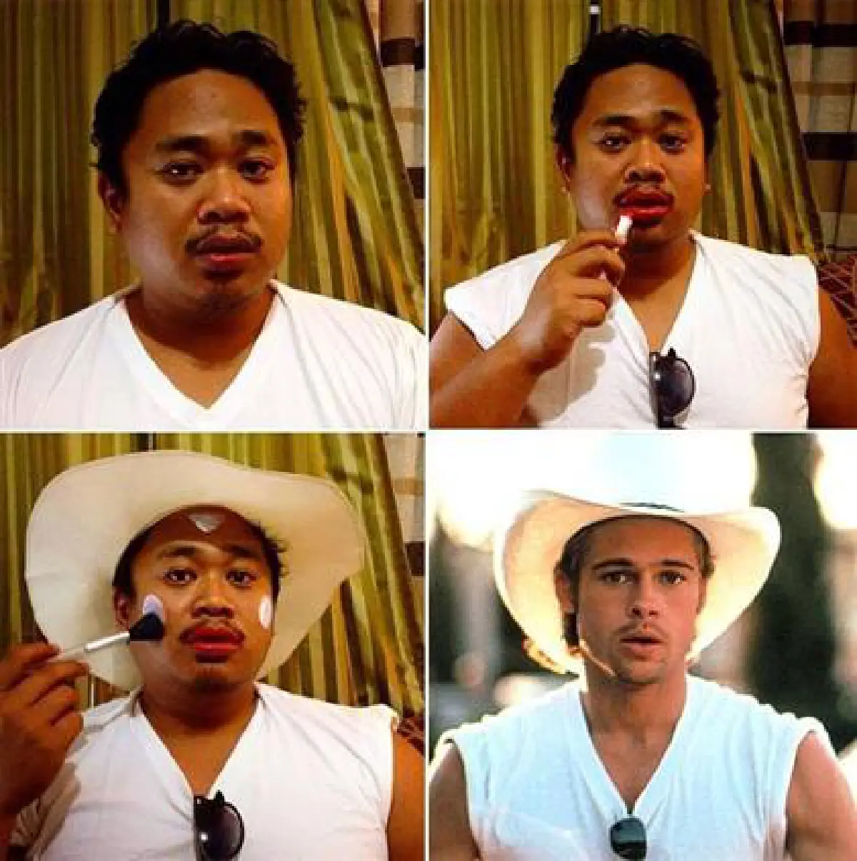 สุดฮา!เทรนด์ถ่ายภาพฮิต"แปลงโฉมเป็นคนดัง"