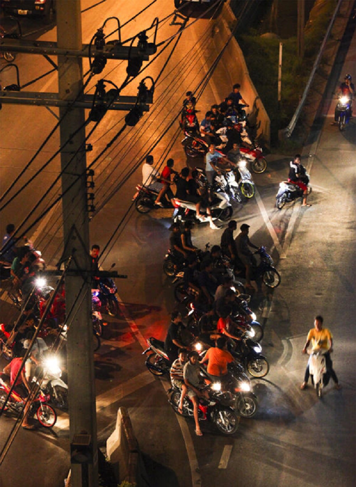 Motorcycle racing crackdown