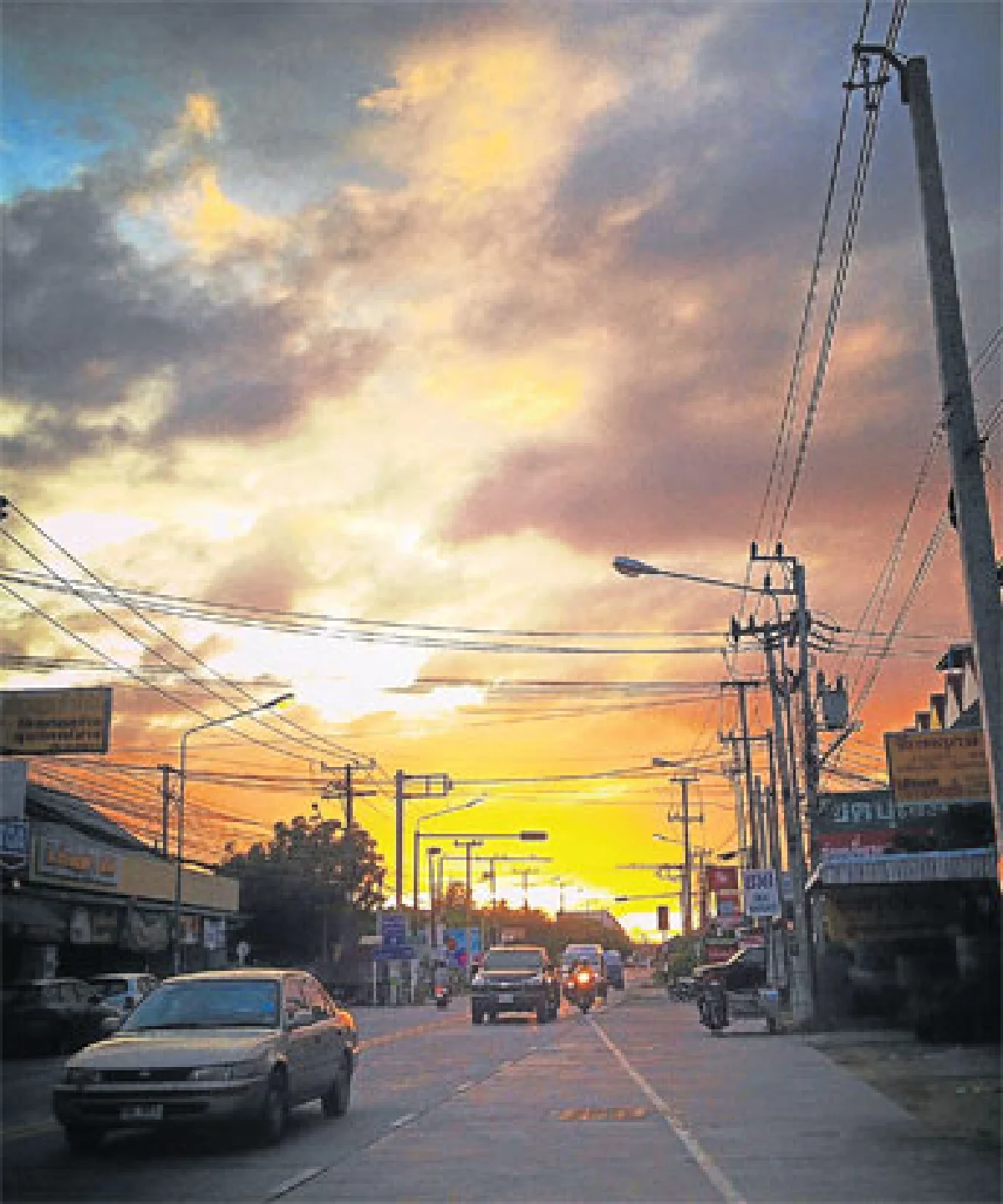 วิวสวยข้างทาง